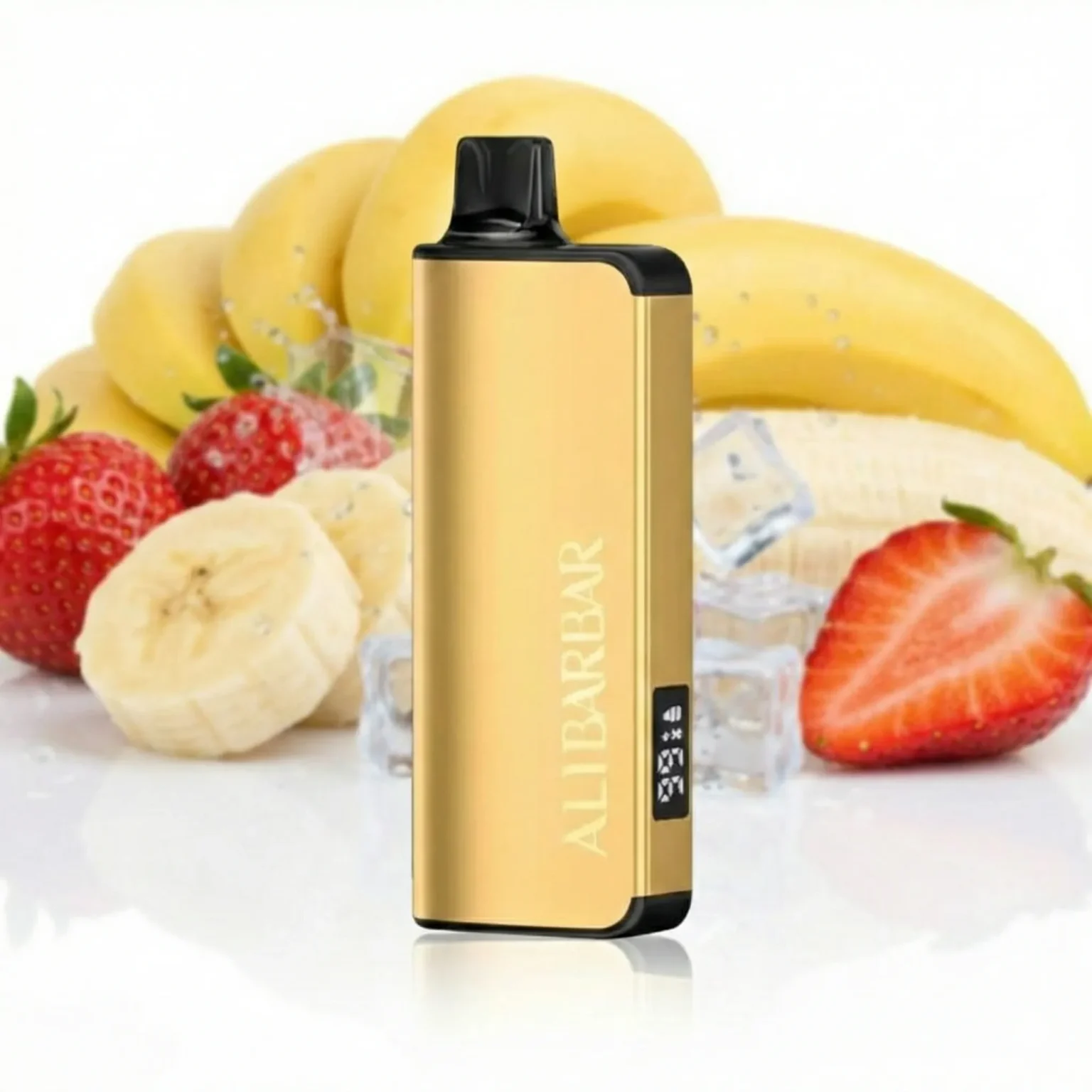 ALIBARBAR-INGOT-9000-Puffs-Strawnana.webp Alibarbar INGOT 9000 Strawnana - 图片 1