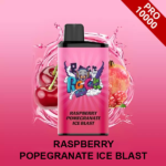 IGET BAR PRO 10000 Raspberry Pomegranate Ice Blast