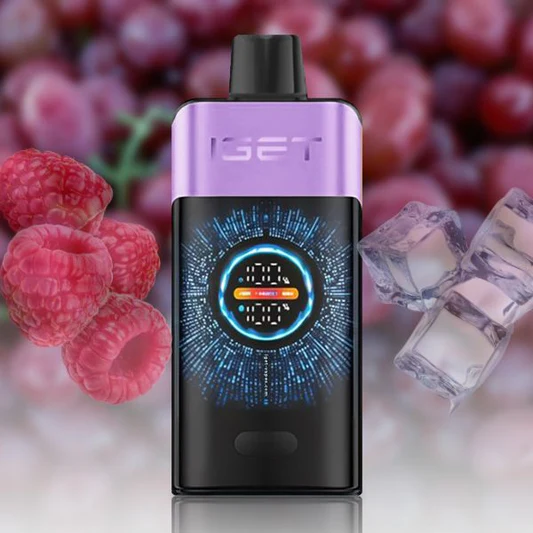 IGET-One-12000-Raspberry-Grape-Ice.webp IGET One 12000 Raspberry Grape - Image 1