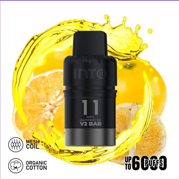 Juicy-Grapefruit-Ice.jpg INTO V2 Juicy Grapefruit Ice (POD ONLY NO MORE BATTERY) - Image 1