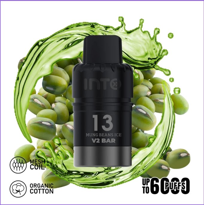 Mung-Beans-Ice.jpg INTO V2 Mung Beans Ice (POD ONLY NO MORE BATTERY) - Image 1