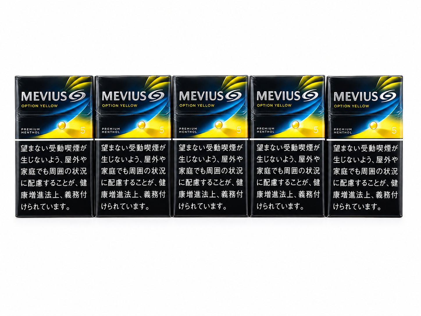ba29ab1d-51f2-4af9-a45f-9c7d9a71fc40.png MEVIUS Option Yellow 5 Premium Menthol - 图片 1